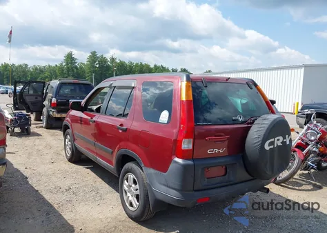2004 Honda Cr-V Ex z USA, uszkodzony, nr VIN SHSRD78824U250256